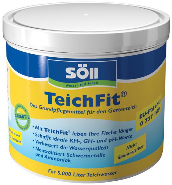 Söll TeichFit/PondEssential - pro stabilizaci jezírka (500g na 5m3) - Péče o vodu, údržba jezírek Úprava hodnot vody