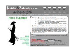 Pond Cleaner - odstraňuje všechny druhy řas (500g na 20m3)
