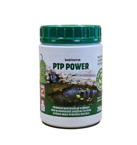 Baktoma PTP POWER - bakterie na vláknitou řasu (750g na 15m2) - Péče o vodu, údržba jezírek Odstranění vláknité řasy