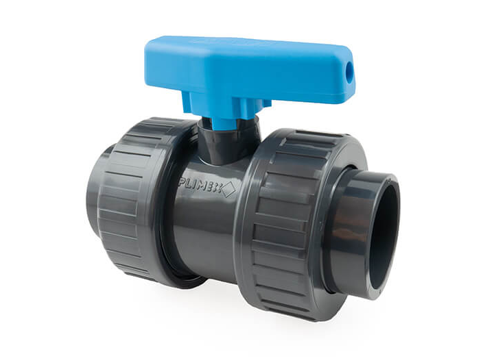 PVC kulový dvoucestný ventil (20mm)