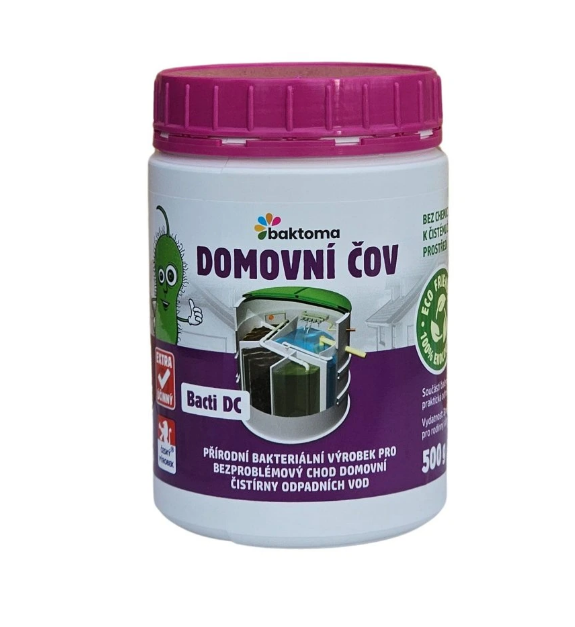Baktoma Bacti DC - bakterie do ČOV (500g) - Potřeby na dům, zahradu, nářadí, nádoby Produkty pro dům a zahradu