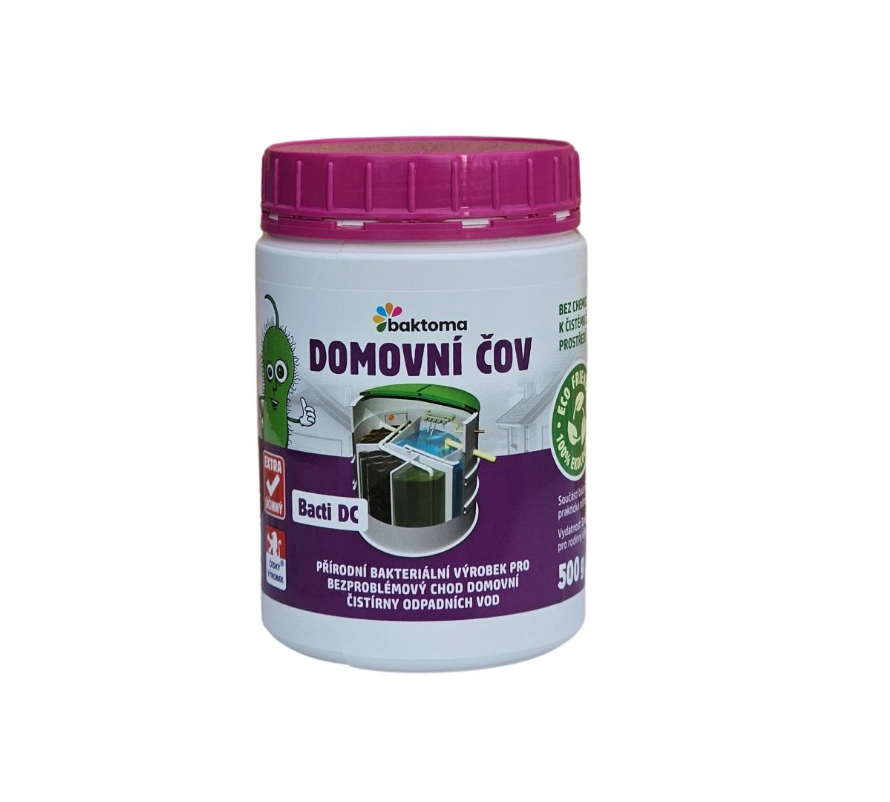 Baktoma Bacti DC - bakterie do ČOV (500g) - Potřeby na dům, zahradu, nářadí, nádoby Produkty pro dům a zahradu