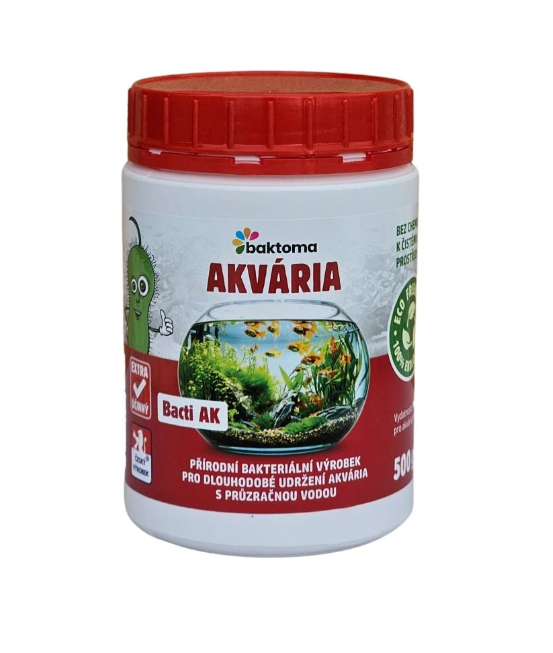 Baktoma Bacti AK - bakterie do akvária (500g na 16m3) - Potřeby na dům, zahradu, nářadí, nádoby Produkty pro dům a zahradu