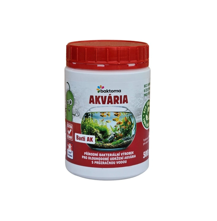Baktoma Bacti AK - bakterie do akvária (500g na 16m3) - Potřeby na dům, zahradu, nářadí, nádoby Produkty pro dům a zahradu