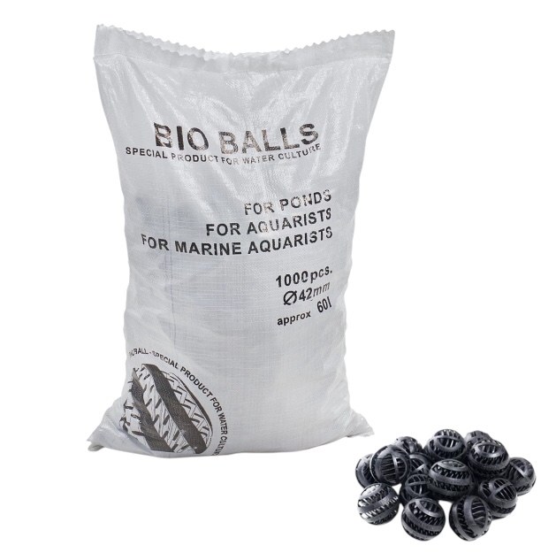 Biokuličky - filtrační médium (1000ks) - Filtry, filtrační sety a filtrační materiály Filtrační materiály Biokuličky