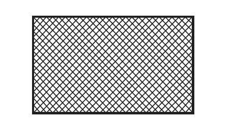 Rošt filtrační černý (60x48cm)