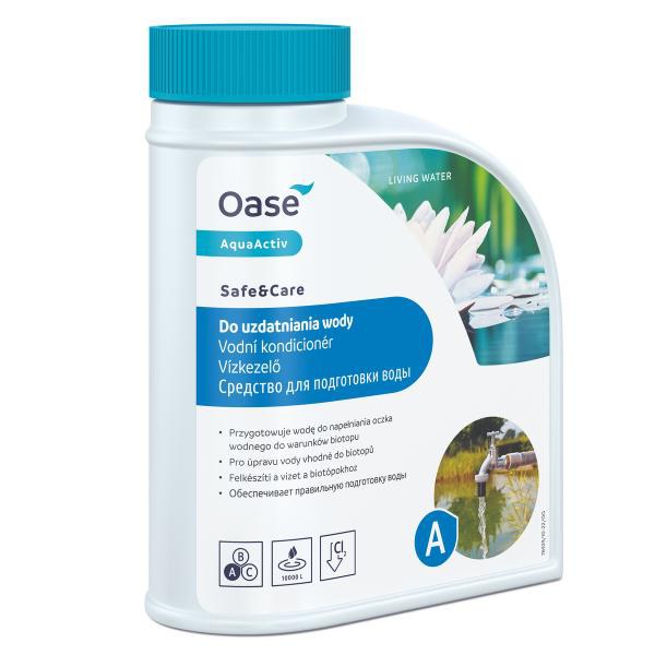 Oase AquaActiv Safe&Care-úprava vody od chlóru (500ml na 10m3) - Ryby a potřeby pro ryby Léčiva pro ryby a vodu