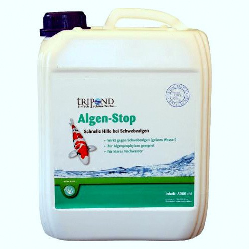 Tripond Algen-Stop rychlá pomoc při výskytu řas (2,5 l na 50m3 ) - Péče o vodu, údržba jezírek Přípravky proti zelené vodě