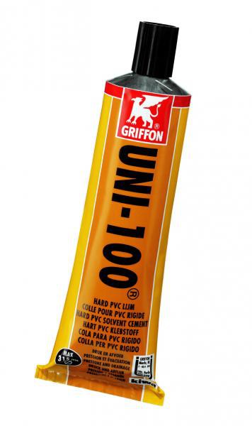 Griffon UNI-100 lepidlo na PVC (125ml) - Stavba jezírka,hadice,trubky,fitinky Lepidla,čističe a tmely