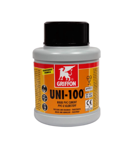 Griffon UNI-100 lepidlo na PVC (250ml) - Stavba jezírka, hadice, trubky, fitinky Lepidla, čističe a tmely
