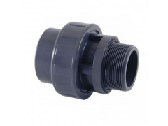 PVC šroubení 50mm x 1½" ext. (zesílené)