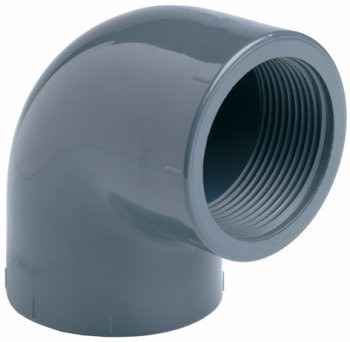 PVC úhel-koleno 90°-50mm x 1 1/2" int.