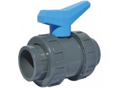 PVC kulový dvoucestný ventil (50mm)